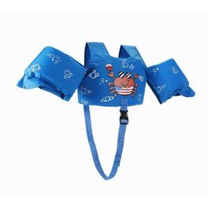 Gnegni Swim Vest for 33-35 lbs Boy & Girls Swim and Training (Crab)